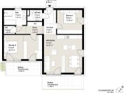 Ruhig gelegen, gut angebunden 3 Zimmer Wohnung mit zwei...