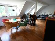 Ruhige, helle, citynahe 3 Zimmer Dachgeschosswohnung in...