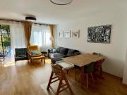 Ruhige Maisonettewohnung mit Garten, Loggien und Garage