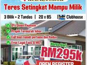 Rumah Mampu Milik Johor Teres Setingkat