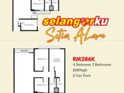 Rumah Selangorku Setia Alam 4 Bilik Freehold First home