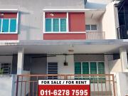 Rumah Sewa: Double Storey Intermediate Lot At Meru,...