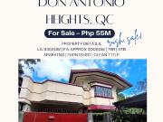 rush sale! Don Antonio Heights, QC 845sqm lot area 7br...