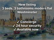 Rutland Gate, London SW7, 3 bed flat to rent, £11,999...