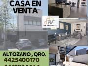 RV VENDE HERMOSA CASA ALTOZANO NUEVO QUERÉTARO