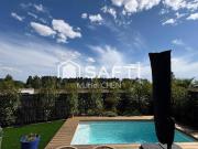 SAINT BRES villa neuve extérieur paysagé et piscine