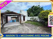 Saint Denis 97490 Achat / Vente maison 4 pièces t4 piscine