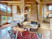 Saint Gervais Mont Blanc, situé sur les hauteurs, dans...