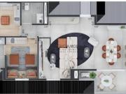 Saint Remy: Planta 98 m2, 3 dormit. 2 s, 2 vagas, no...