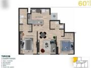 San Isidro• 2 Dormitorios• Estreno • Cerca a parque•...