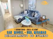 San Miguel MIRAMAR Dpto de 1 dormitorio + Áreas Comunes...