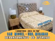 San Miguel MIRAMAR Dpto de 1 dormitorio + Áreas Comunes...
