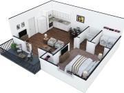 Sanctuary Apartments and Townhomes The Alcove