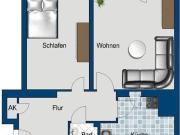sanierte 2 Zimmer Wohnung