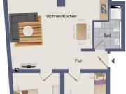 Sanierte 3 Zimmer Wohnung mit Balkon in der City von...