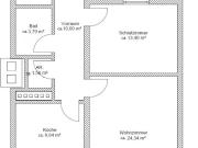 sanierte und großzügige 2 zimmer wohnung mit loggia am...