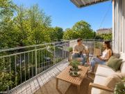 Sanierter Altbauklassiker: 3 Zimmer Wohnung mit ca. 13,5...
