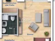 saniertes 1 Zimmer Apt mit Balkon