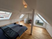 Saniertes ruhiges Penthouse in Leipzig Schleussig,...