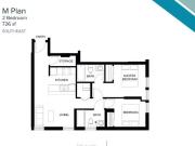 Santa Fe 2 Bedroom, 2 Bathroom M
