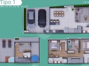 Santa Felicidade Sobrado Novo em Condominio 172 m²