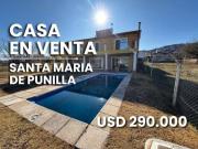 SANTA MARIA DE PUNILLA CARLOS PAZ CASA EN VENTA LAGO 4...