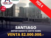 SANTIAGO DEPARTAMENTO SANTA ISABEL 1D 1B sin estac
