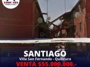 SANTIAGO / DEPTO VILLA SAN FERNANDO / QUILICURA 3D 1B