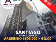 SANTIAGO / GENERAL JOFRÉ / DEPTO 3D 1B PISO 22