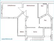 Schicke 2 Raumwohnung mit Balkon in Köthen