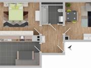 Schicke und moderne Wohnung mit Balkon!