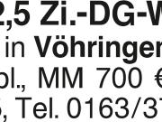 schöne 2,5 Zi. DG Whg. in Vöhringen