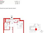 Schöne 2 Zimmer Balkonwohnung mit Fußbodenkühlung! U6...