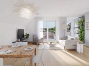 Schöne 2 Zimmer Dachgeschoßwohnung mit Terrasse in Ruhelage