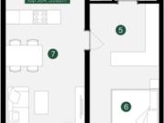 Schöne 2 Zimmer Wohnung mit Balkon