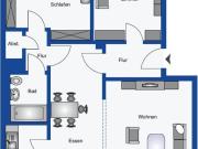 Schöne 4 Zimmer Wohnung mit Balkon in Dortmund