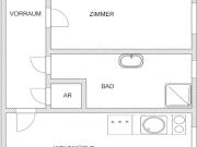 Schöne, sanierte Citywohnung 1 Zimmer Nahe dem...