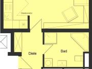 Schöne Wohnung für Singles oder Paar Zentrum Ost