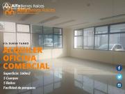 Se alquila amplia oficina a estrenar 160m2 norte de...