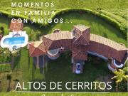 se alquila casa campestre en cerritos