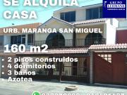 Se alquila casa San Miguel Av Precursores 160 m2