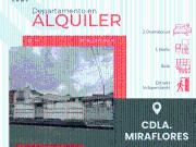 Se Alquila Departamento en Miraflores