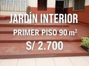 SE ALQUILA DEPARTAMENTO SIN MUEBLES PRIMER PISO CON...