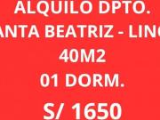 SE ALQUILA DPTOS. DE 40M2 LINCE