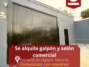 Se alquila galpÃ³n y local comercial