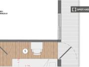 Se alquila habitación en piso compartido de 5...