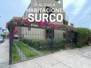 SE ALQUILA HABITACION EN SURCO PARA SEÑORITAS
