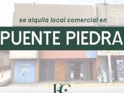 Se alquila LOCAL COMERCIAL en Cercado de Puente Piedra