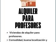 SE ALQUILA VIVIENDA A PROFESORES