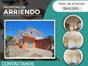 Se arrienda amplia y cómoda casa en La Cruz